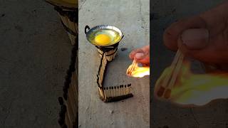 Outdoor Save Money Egg Cooking Episode 65 shorts ytshorts [upl. by Namyaw733]