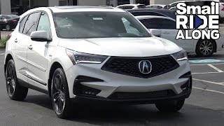 2019 Acura RDX ASpec  Review and Test Drive  Smail Ride Along [upl. by Ardnahsal719]