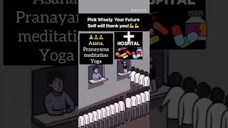 yoga class fees vs hospital bill yoga yogapractice yogainspiration yogaposes hospital [upl. by Flavio275]