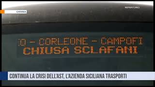 Catania Continua la crisi dellAst lAzienda siciliana trasporti [upl. by Treharne]