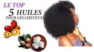 Les 5 Meilleures Huiles Qui Pénètrent les Cheveux Secs [upl. by Joost843]