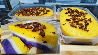 SAPIN SAPIN PINOY KAKANIN GLUTINOUS RICE FLOUR RECIPE [upl. by Gregorius993]