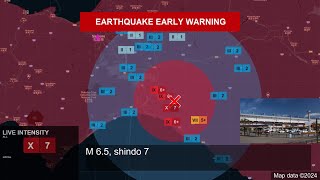 M 67 Hokkaido Earthquake 692018 [upl. by Nueoht]