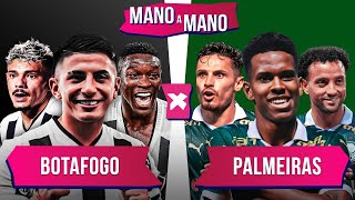 BOTAFOGO X PALMEIRAS QUEM É MELHOR  MANO A MANO DA LIBERTADORES [upl. by Enimsaj921]