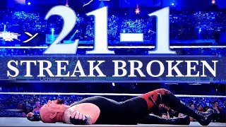 Wrestlemania 30 The Undertaker vs Brock Lesnar STREAK BROKEN WTF [upl. by Afra]