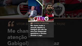 Após treta de Filipe Luís com Gabigol Birner falou isso aí no Linha de Passe shorts [upl. by Arella]