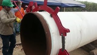 Large Diameter Rotary™ Pipe Cutters Assembly amp Use Demo  Reed Manufacturing [upl. by Rafa75]