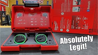 Milwaukee REDLITHIUM USB Bluetooth Jobsite Ear Buds Full Indepth Review [upl. by Ayal]