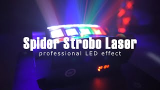 Light4Me Spider Strobo Laser – efekt LED na imprezę [upl. by Haliek]