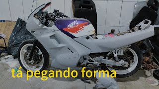 reforma da CBR 450 babaloo [upl. by Jolda]