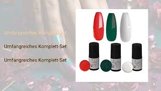 Sun Garden Nails  UVLED Nail Set 6 mit Aufbaugel Frozen inkl UVLED Lampe [upl. by Sylas795]