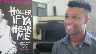 Meet the Company of HOLLER IF YA HEAR ME on Broadway Plus a Performance Preview [upl. by Galen]