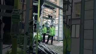 Curtain wall installation time lapse [upl. by Farly]