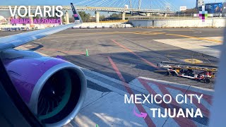 TRIP REPORT Volaris A320 NEO  Ciudad de México  Tijuana PREMIUM  Frenado inesperado en pista [upl. by Akeemat]