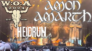 Amon Amarth in Wacken 2024  Heidrun [upl. by Ajuna]