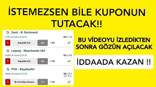 PARA BİLE VERSEN SATIN ALAMAYACAĞIN BU SIRRI ÖĞREN HER GÜN İDDAA DA ÇOK KOLAY KAZAN [upl. by Ennazor]