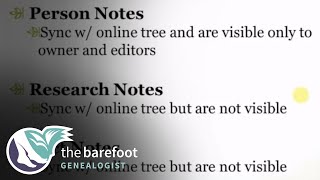 Family Tree Maker Notes  Ancestry [upl. by Carter]