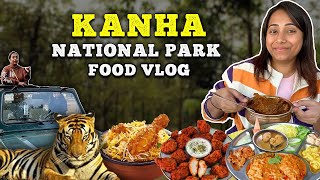 Kanha National Park Food Vlog Tiger Safari Baiga Tribe amp more [upl. by Leahey285]