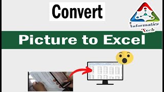 How To Convert PDF to Excel  PDFJPEG Paper to Excel or Word Convert Picture to Excel [upl. by Medina250]