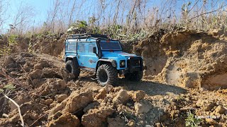 Defender trx4 по влажному песочку [upl. by Spring779]