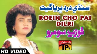 Sindhi Dard Bahra Geet  Roein Cho Pai Dilri Rowan Bekar Aa  Fozia Soomro [upl. by Adnesor955]