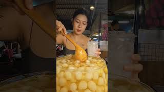 Thai Style Longan Juice • Nam Lum Yai Refreshing Summer Drink • Thai Street Food [upl. by Hgieleak]