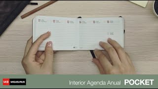 MIQUELRIUS  Interior Agenda Anual Pocket [upl. by Godden]