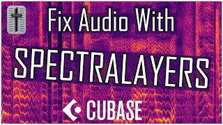 🎚️ Using Spectralayers To Clean Up Audio Cubase Tutorial [upl. by Ttebroc]