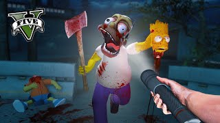 BUSCANDO a HOMEROEXE en GTA 5 de Los Simpsons  🍺😈🔪 [upl. by Ribak]