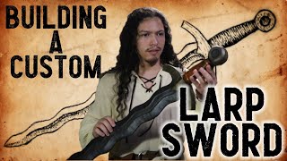 Building a flamberge LARP sword [upl. by Eimmot357]