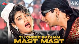 Tu Cheez Badi Hai Mast Mast 4K Song  Mohra Movie Songs  Udit Narayan Kavita Krishnamurthy [upl. by Hodgson]