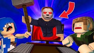 CAÇADOR vs JVNQ e SUA AMIGA  ROBLOX FLEE THE FACILITY [upl. by Acenes522]