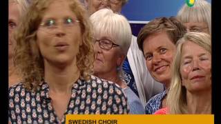 NewDay  Swedish Choir singing Oseye Ghana  2552016 [upl. by Ahsilla]