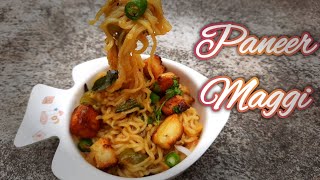 Paneer Maggi  Maggi recipe  Paneer recipe Madhas kitchen [upl. by Yattirb]