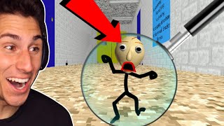 I SHRUNK BALDI  Baldis Basics Mod [upl. by Ellary]