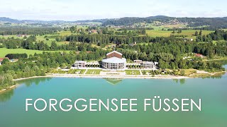 Forggensee Baden mit Blick auf Schloß Neuschwanstein [upl. by Eibba]