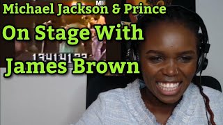 African Girl Reacts To Michael Jackson and Prince On Stage With James Brown 1983 [upl. by Verile585]