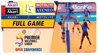 PVL OC 2018 AdamsonAkari vs AteneoMotolite  Full Game  1st Set  November 11 2018 [upl. by Turne]