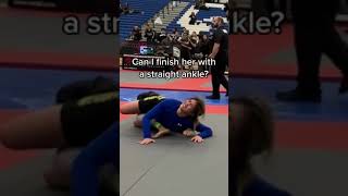 Is this college wrestler sandbagging in a white belt Jiu Jitsu Competition shorts [upl. by Akinad]