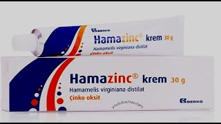 HAMAZİNC KREM Nedir Niçin Kullanılır Nasıl Kullanılır Yan Etkileri Nelerdir hamazinc [upl. by Xino]