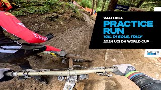 GoPro Mud Fest Today for Practice  Vali Holl  24 UCI Downhill MTB World Cup [upl. by Sivie]