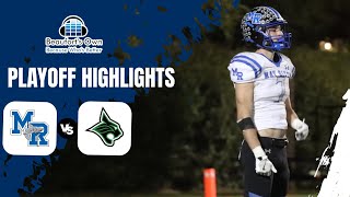 May River at Bluffton  Round 1 Playoff Highlights  Double OT  24 HS Football [upl. by Ahsimin]