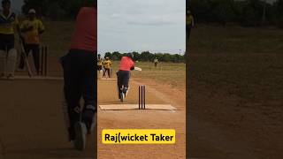 Raj wicket Taker cricket cricketlovercricketcricketlovecricketfuncriclove cricketmatch [upl. by Ivatts]