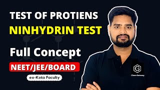 Ninhydrin Test  Test of Amino acid  Chemical Test for Protein  IITJEE  NEET BOARDS CHEMGATEWAY [upl. by Sharline863]