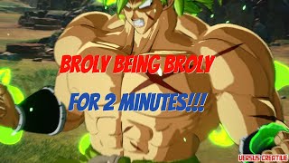 Broly being Broly for 2 Minutes  Broly Combos Sparking Zero [upl. by Kurman]