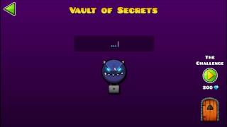 Geometry Dash 21 Vault Of Secrets All Codes [upl. by Annavoj501]