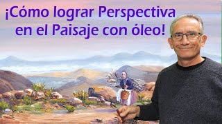 👉 Còmo Pintar con Óleo y usar La PERSPECTIVA en la PINTURA 🎨 😲Cómo lograr PROFUNDIDAD y VOLUMEN 👌 [upl. by Hoxsie459]