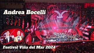 Andrea Bocelli  Festival de Viña del Mar 2024 [upl. by Ained]