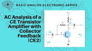 AC Analysis of CE amplifier with Collector Feedback [upl. by Rabin]