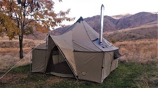 Cabelas Ultimate Alaknak Outfitter Tent Review [upl. by Darees837]